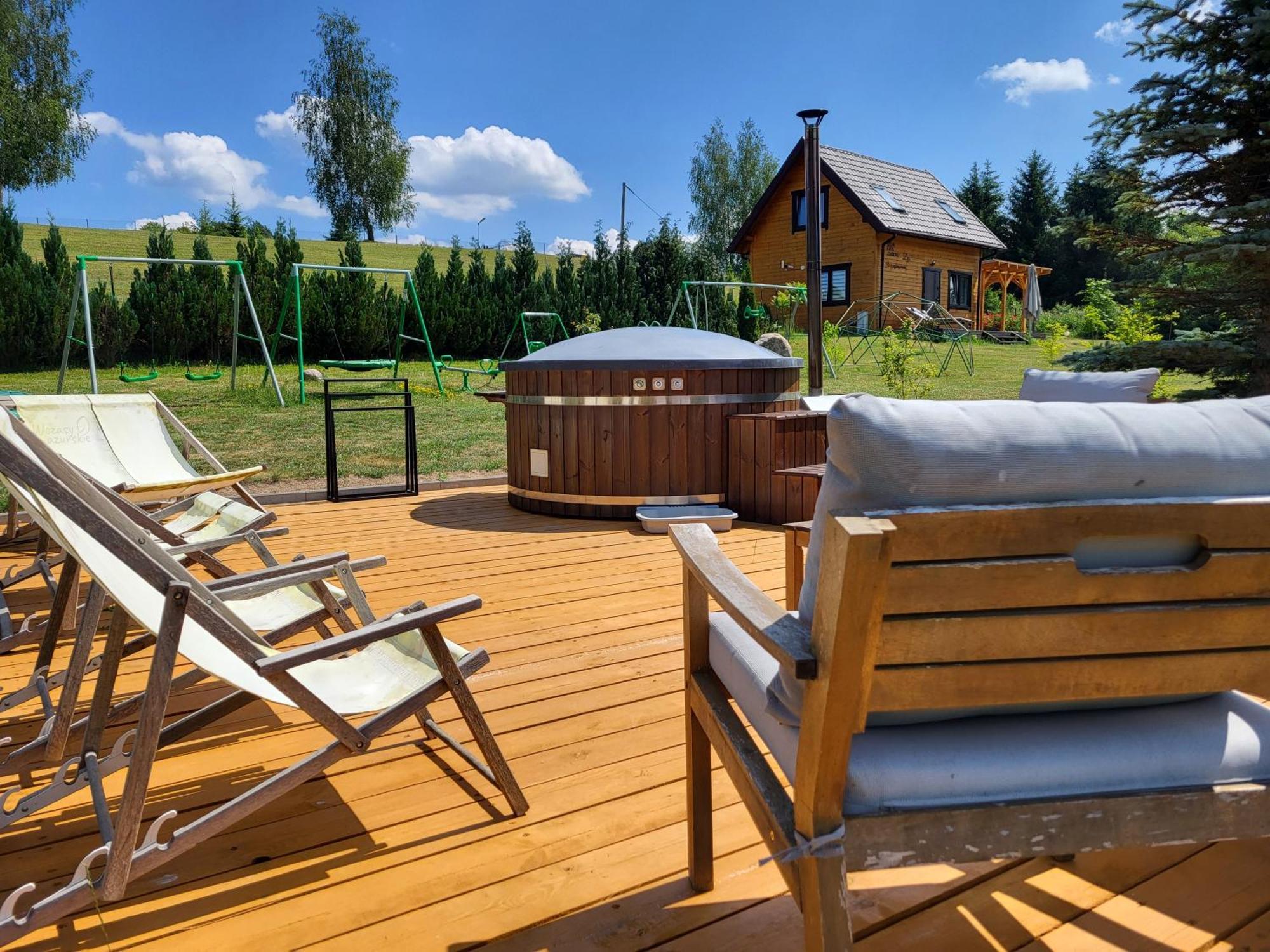 Wczasy Mazurskie - Domek Caloroczny Bez Mazury Moldzie Bagian luar foto